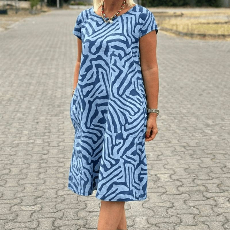 Alie™ - Sommerkleid mit Rundhalsausschnitt