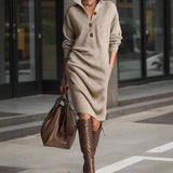 Apple™ - Warmes Elegantes Kleid | Bequem
