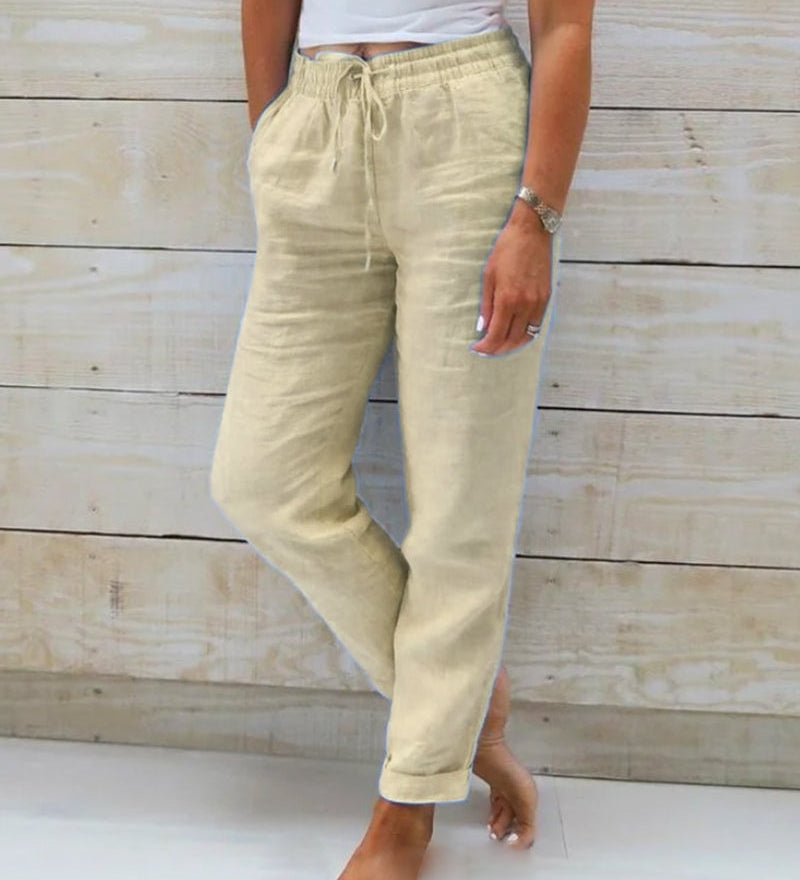 Sommerfeld | Atmungsaktive Leinenhose für Damen (1 Kaufen, 1 GRATIS dazu)