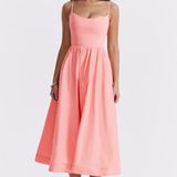 Sommerfeld | Elegantes Korsett Sommer Midi Kleid