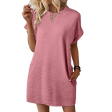 Ivay™ – Minimalistisches Sommerkleid mit Rundhalsausschnitt