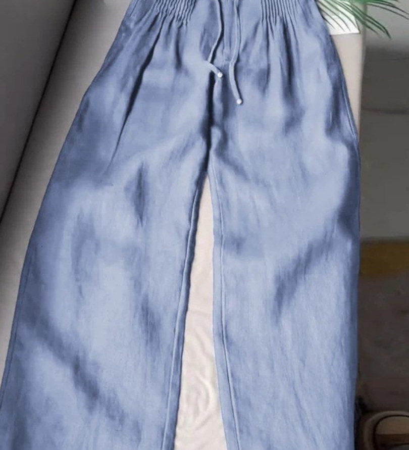 Sommerfeld | Weite Leinenhose für Damen (1 Kaufen, 1 GRATIS dazu)
