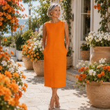 Sommerfeld | Ärmelloses Sommerkleid mit Taschen