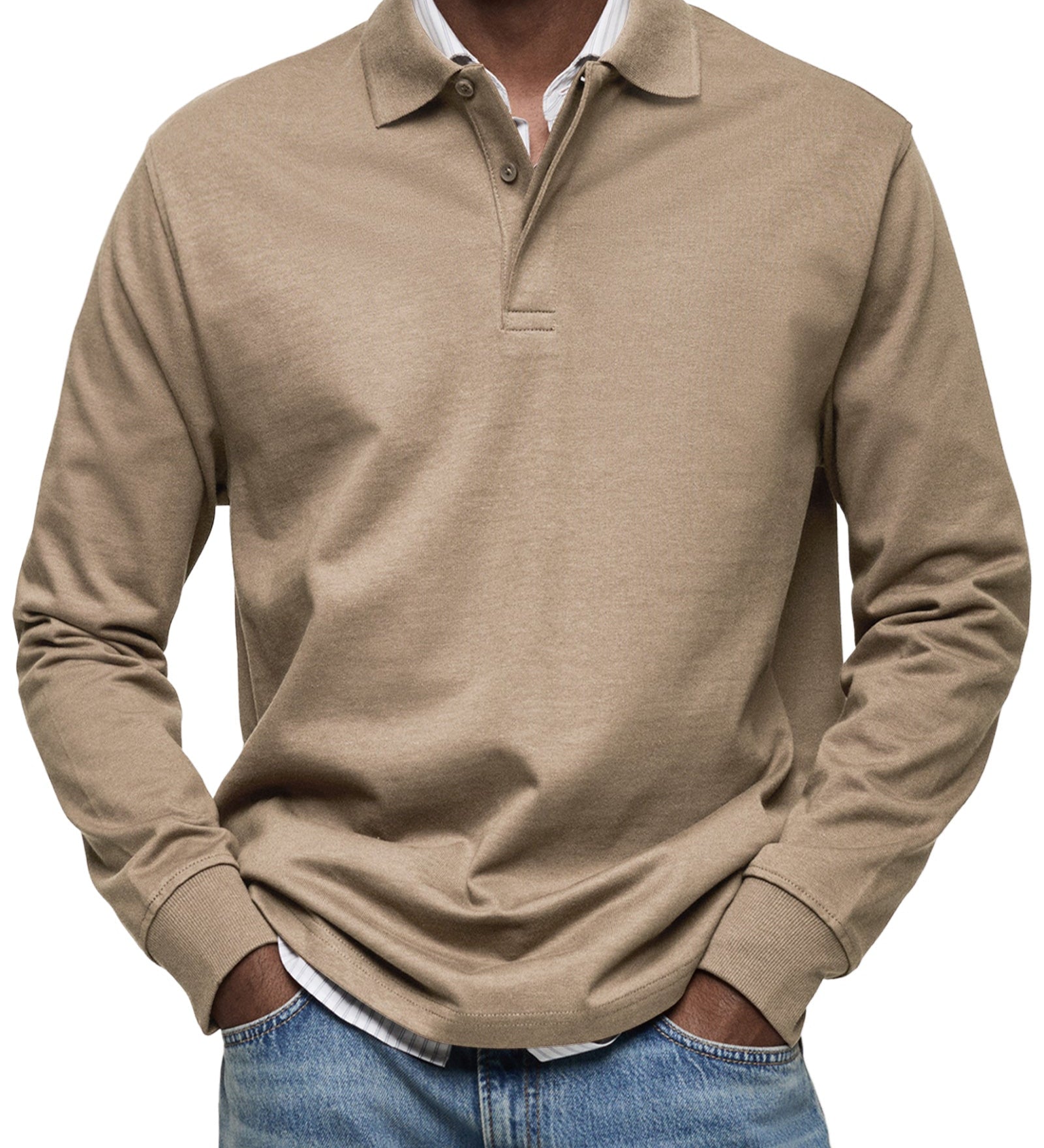 Sommerfeld | Langarm-Poloshirt für Herren (1 kaufen – 1 GRATIS dazu)