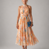 Antonia | Weiches Halter-Midikleid