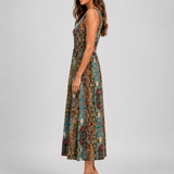 Franziska | Boho-Halterneck Midi-Kleid