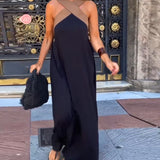 Salve™ - Elegantes Kleid mit Kontrastfarbe