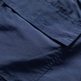 Leaf Farbe Block Print Button Up Shirt & Swim Short