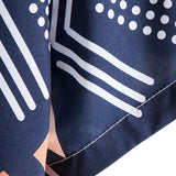 Geometrischer Print Hemd & Schwimmshorts