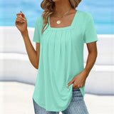 Nami | Fließende Bluse mit Karree-Ausschnitt