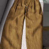 Sommerfeld | Weite Leinenhose für Damen (1 Kaufen, 1 GRATIS dazu)