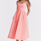 Sommerfeld | Elegantes Korsett Sommer Midi Kleid
