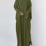 Serenya™ - Modisches Kleid mit langen Ärmeln und V-Ausschnitt