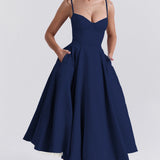 YLIANA | Romantisches Sommer Midi Kleid