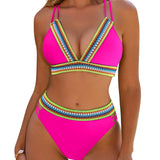 Stephanie | Figurbetontes Bikini-Set mit Kontrastdetails