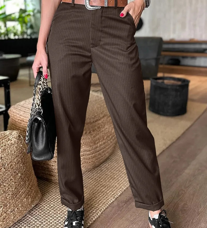 Sommerfeld | ELEGANTE, FIGURSCHMEICHELNDE HOSE MIT STREIFEN