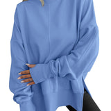 Lena™ |  Bequemes Oversized-Langarm-Sweatshirt
