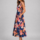Franziska | Boho-Halterneck Midi-Kleid