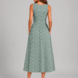 Franziska | Boho-Halterneck Midi-Kleid