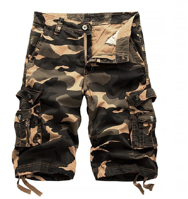 Sommerfeld | Herren Outdoor-Camouflage-Cargoshorts (1 kaufen, 1 GRATIS dazu)