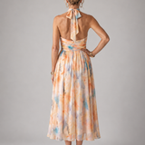Antonia | Weiches Halter-Midikleid