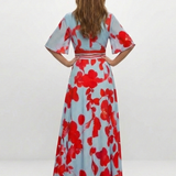 Isabell | Maxikleid mit V-Ausschnitt