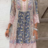 Orla™ – Boho-Chic Gemustertes Kleid