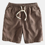 Hemd aus Leinen-Viskose-Mischung mit Knöpfen & Shorts aus Leinen-Baumwoll-Mischung mit Kordelzug