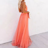 Sommerfeld | Maxikleid in Hellkoralle