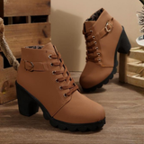 Sommerfeld | Schnürstiefeletten mit Metallschnalle