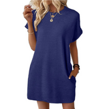 Ivay™ – Minimalistisches Sommerkleid mit Rundhalsausschnitt