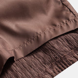 Geometrisches Jacquard-Kubanisches Hemd mit Ösen & strukturierte Shorts mit Futter