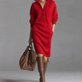 Apple™ - Warmes Elegantes Kleid | Bequem