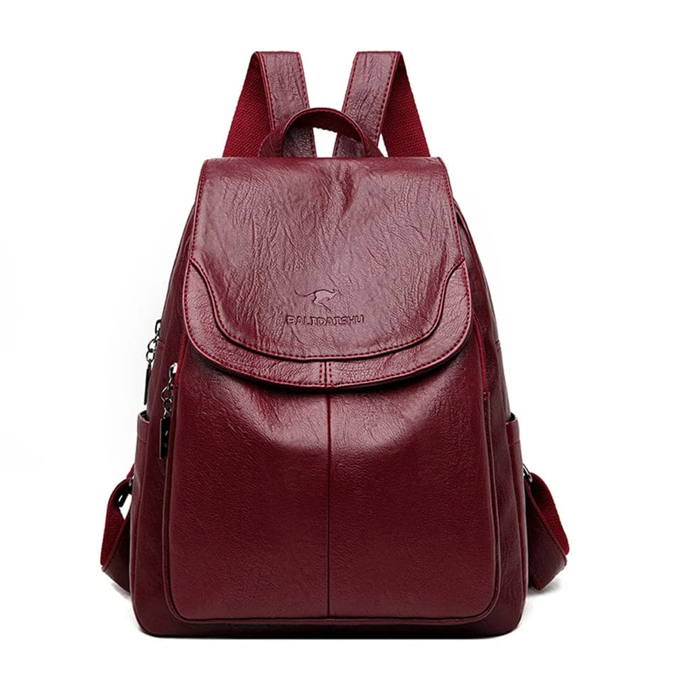 Eda | Anti-Diebstahl-Rucksack aus Leder