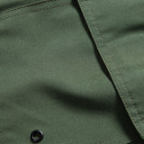 Kalifornien Palmen Print Leinenoptik Baumwolle Button-Up Hemd & Shorts