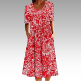 Ziva™ – Elegantes Kleid mit Blumenmuster und Bauchabdeckung