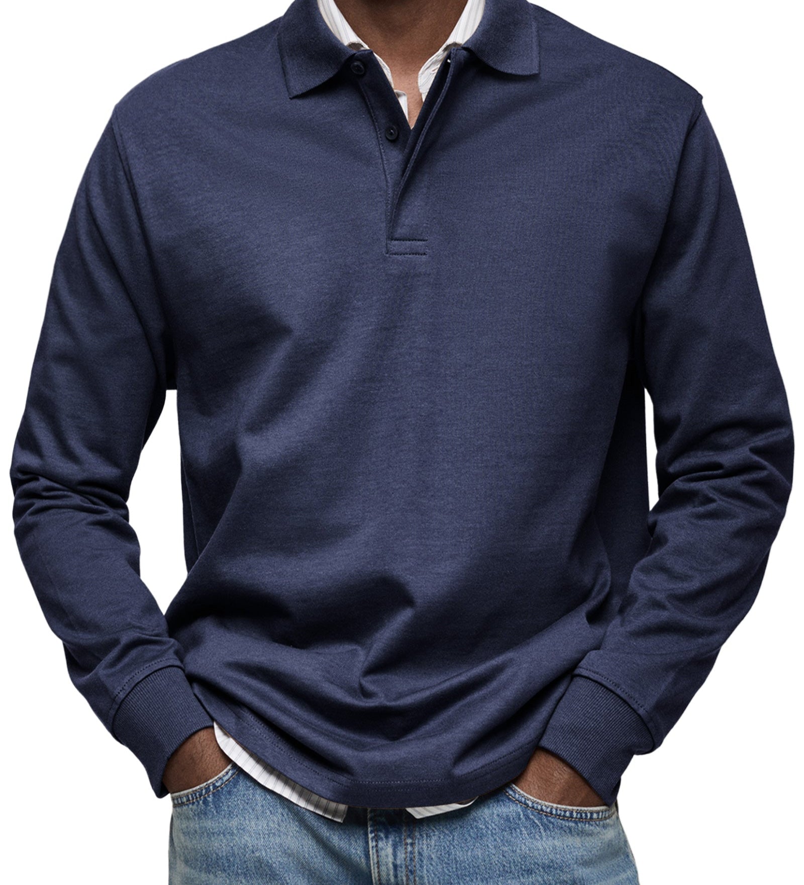 Sommerfeld | Langarm-Poloshirt für Herren (1 kaufen – 1 GRATIS dazu)