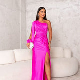 Dorie™ - Asymmetrisches Kleid mit Langem Schlitz