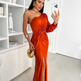 Dorie™ - Asymmetrisches Kleid mit Langem Schlitz