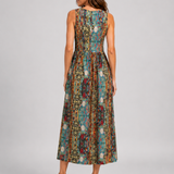 Franziska | Boho-Halterneck Midi-Kleid