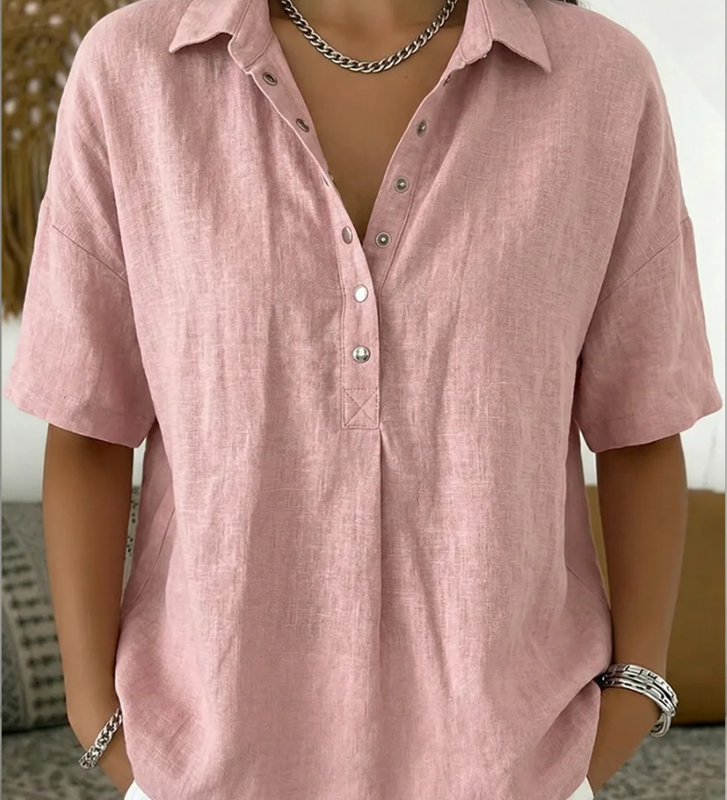 Sommerfeld | Bluse mit Kragen und Knopfleiste (1 kaufen, 1 GRATIS dazu)