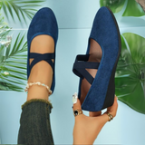 Sommerfeld | Ballerinas mit Keilabsatz
