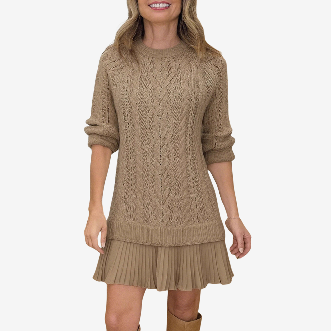 Trivora™ - Stilvolles & Warmes Strickkleid