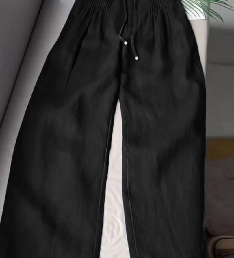 Sommerfeld | Weite Leinenhose für Damen (1 Kaufen, 1 GRATIS dazu)
