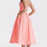 Sommerfeld | Elegantes Korsett Sommer Midi Kleid