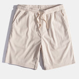 Kurzärmeliges Corduroy Kubanisches Hemd & Shorts