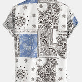 Hemd mit Paisley-Muster #Zufälliges Musterdesign# & Shorts zum Schwimmen