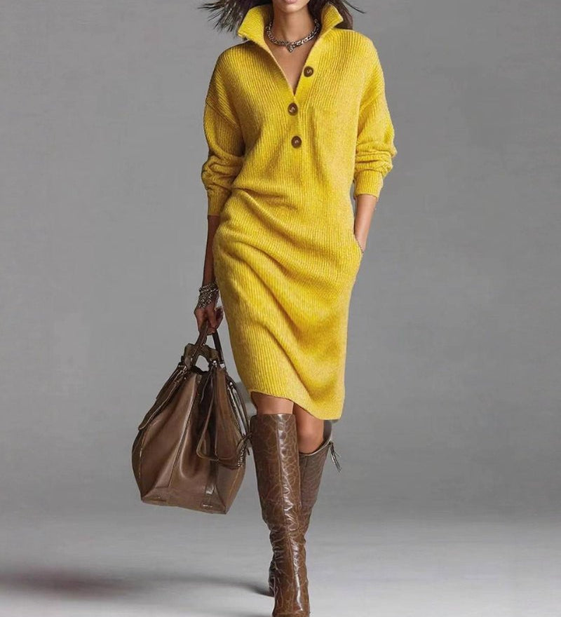 Apple™ - Warmes Elegantes Kleid | Bequem