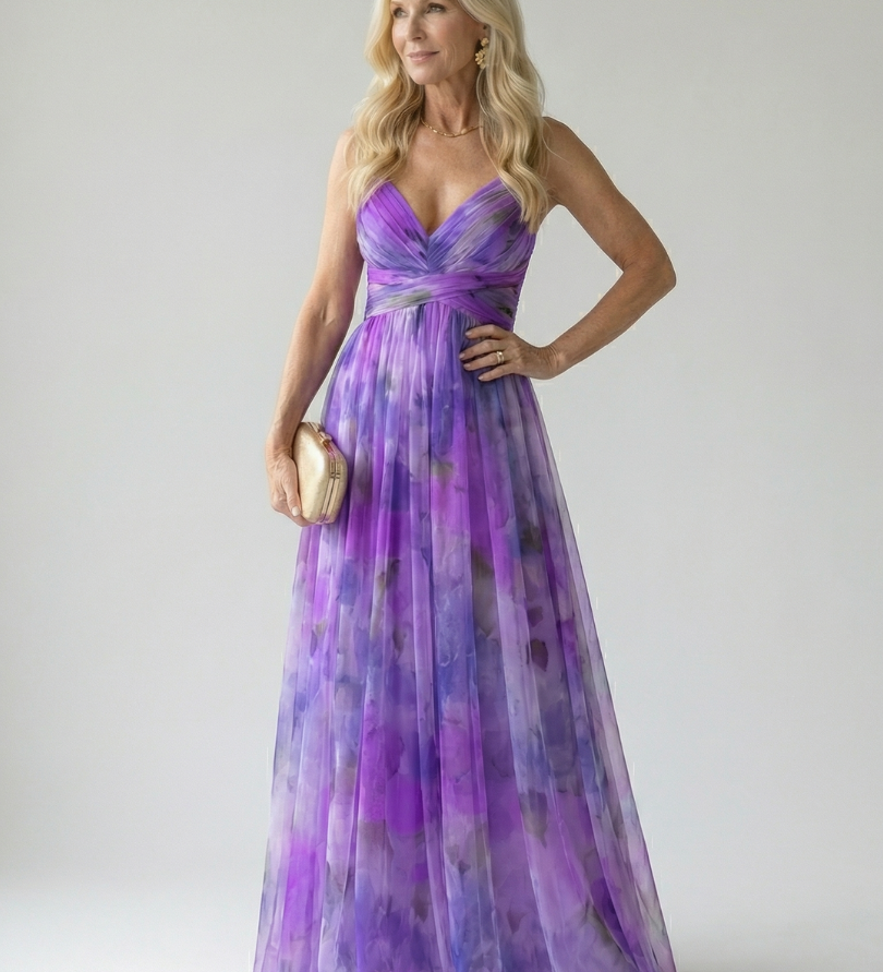 Charlotte | Weiches Wickel-Maxikleid