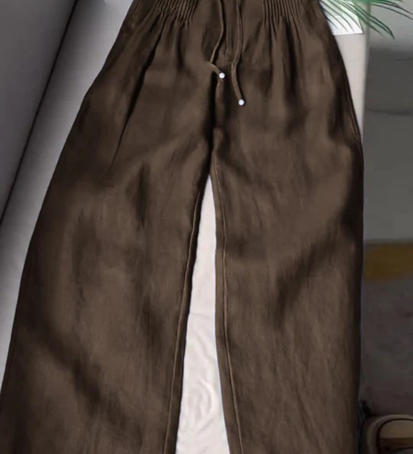 Sommerfeld | Weite Leinenhose für Damen (1 Kaufen, 1 GRATIS dazu)